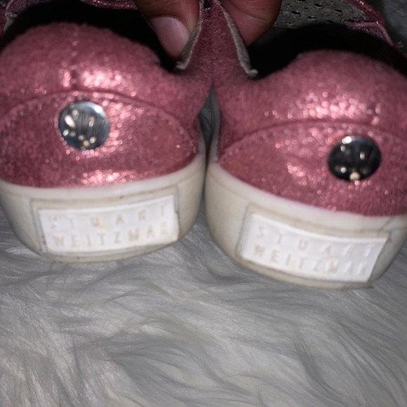 Stuart Weitzman slip-on glittery sneaker - Picture 4 of 6